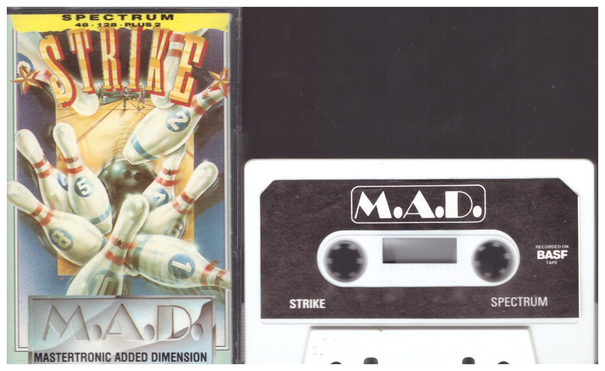 Strike for ZX Spectrum from Mastertronic Added Dimension (IS 0170)