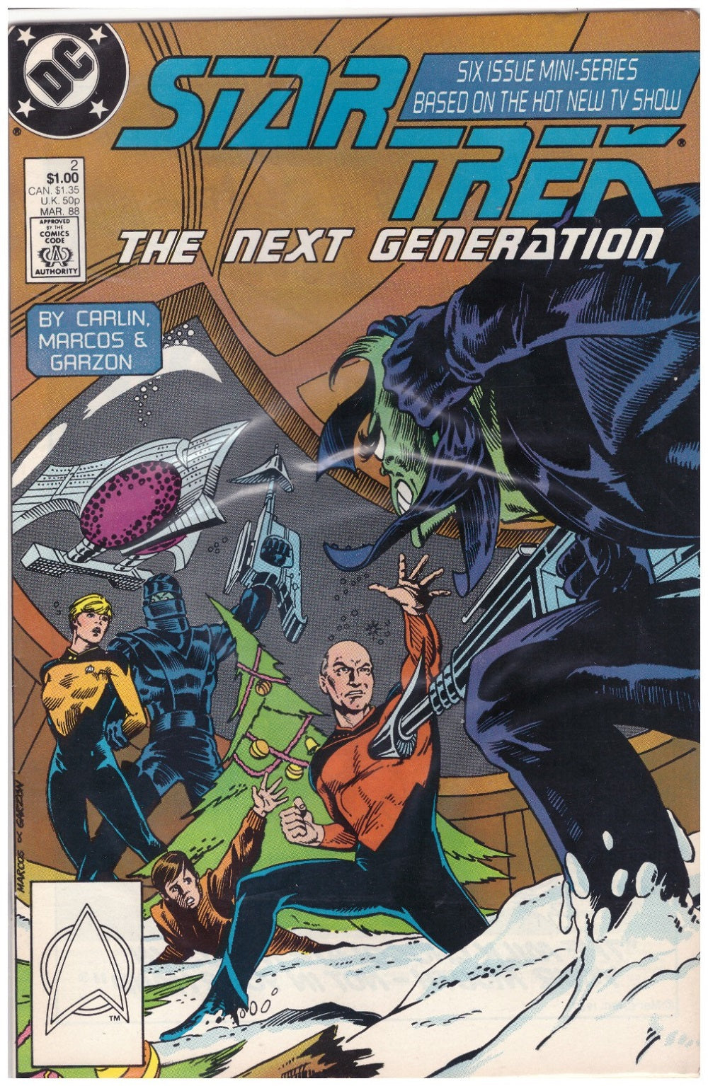 Star Trek: The Next Generation #2 Mar 88 from DC Comics