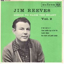 7" 45RPM Songs To Warm The Heart Vol 2 EP by Jim Reeves from RCA Victor