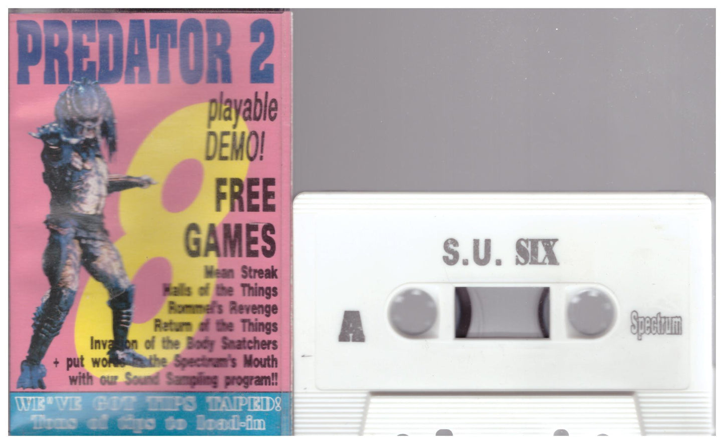 Sinclair User Issue 110: Great Eight 2 Covertape for ZX Spectrum