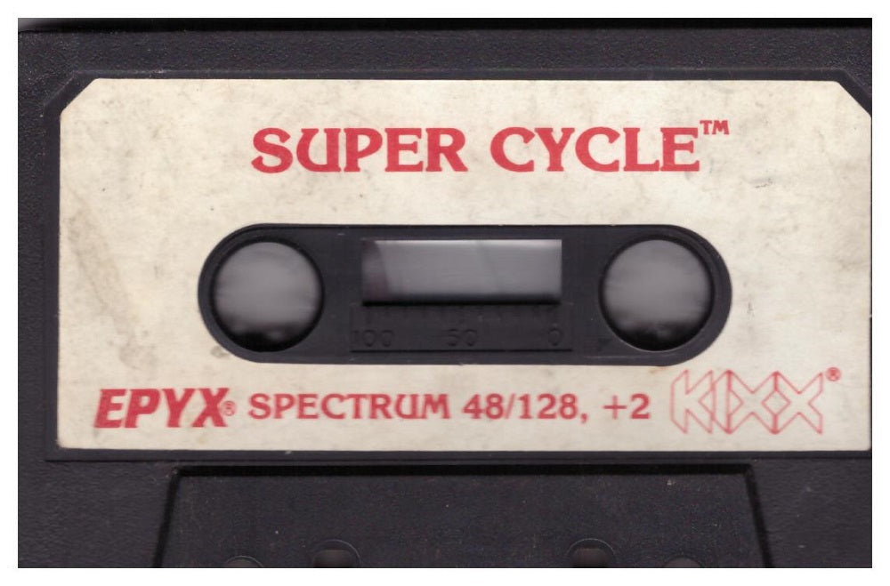 Super Cycle Tape Only for ZX Spectrum from Kixx