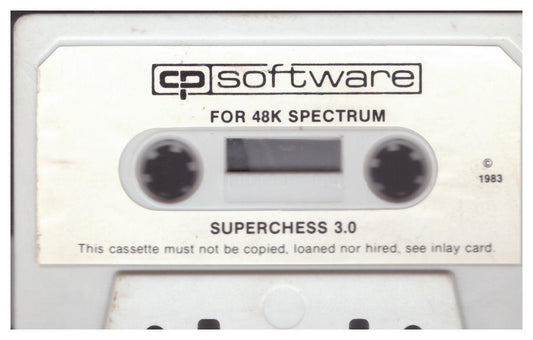 Superchess 3.0 for ZX Spectrum from CP Software