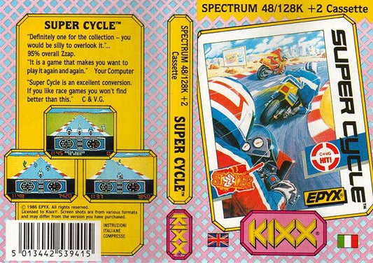 Super Cycle for ZX Spectrum from Kixx