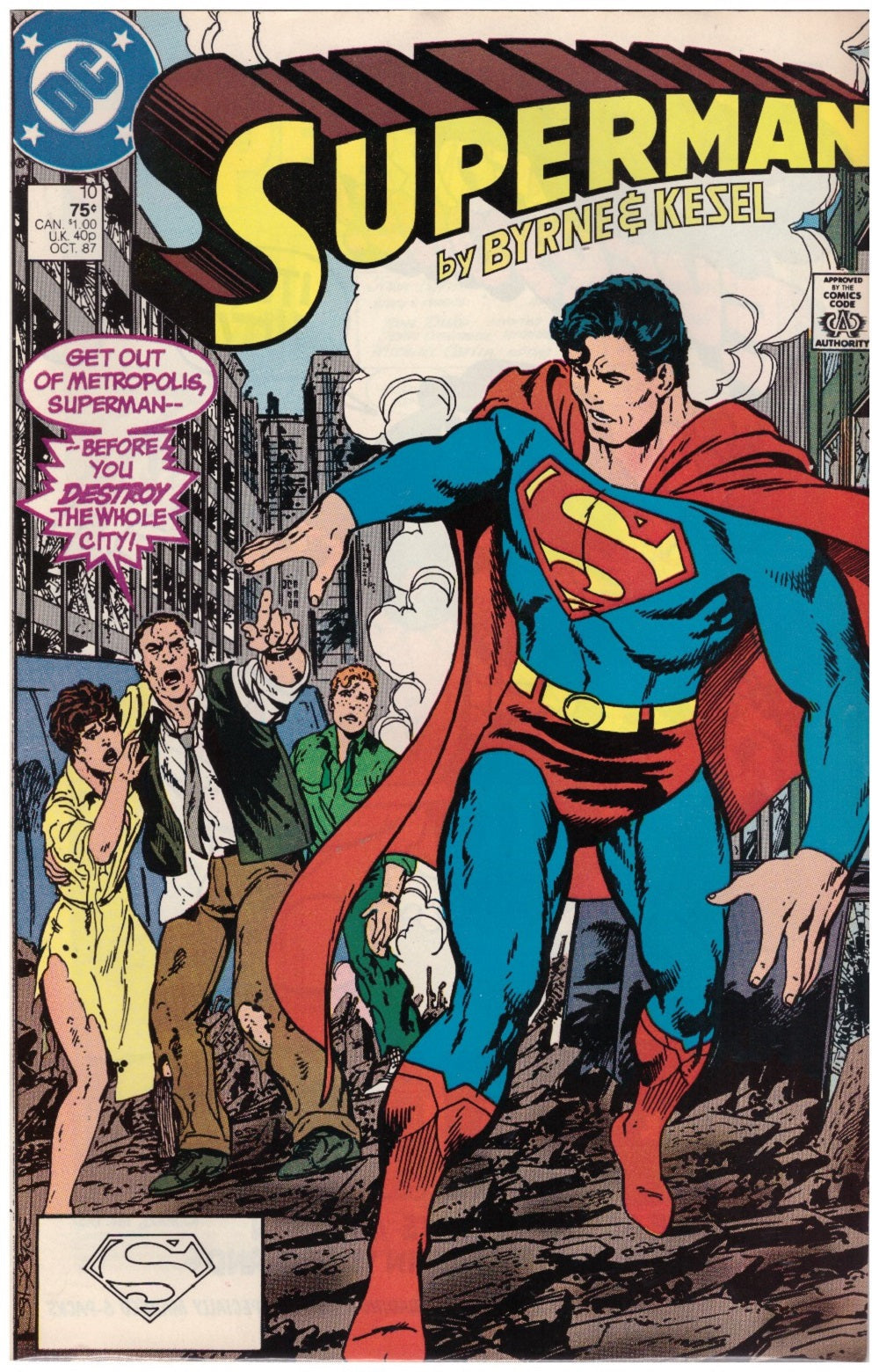 Superman #10 Oct 87 from DC Comics