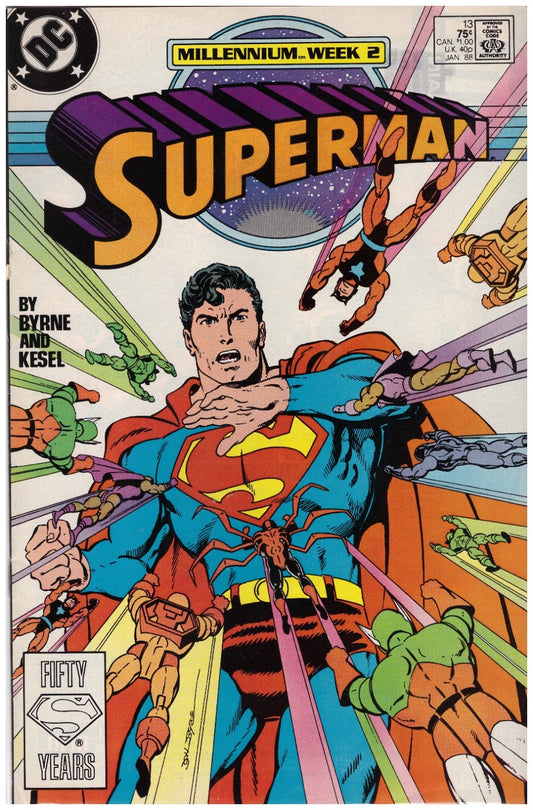 Superman #13 Jan 88 from DC Comics