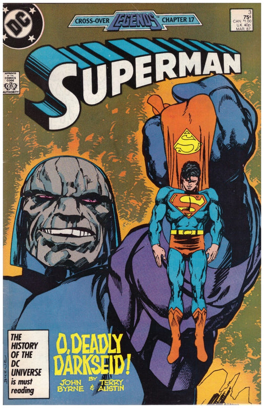 Superman #3 Mar 87 from DC Comics