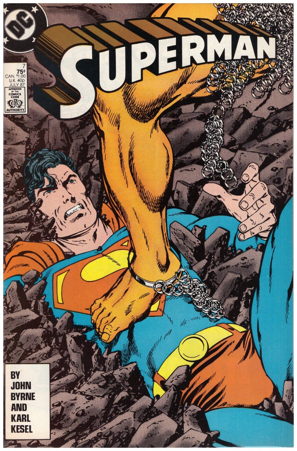 Superman #7 July 87 from DC Comics