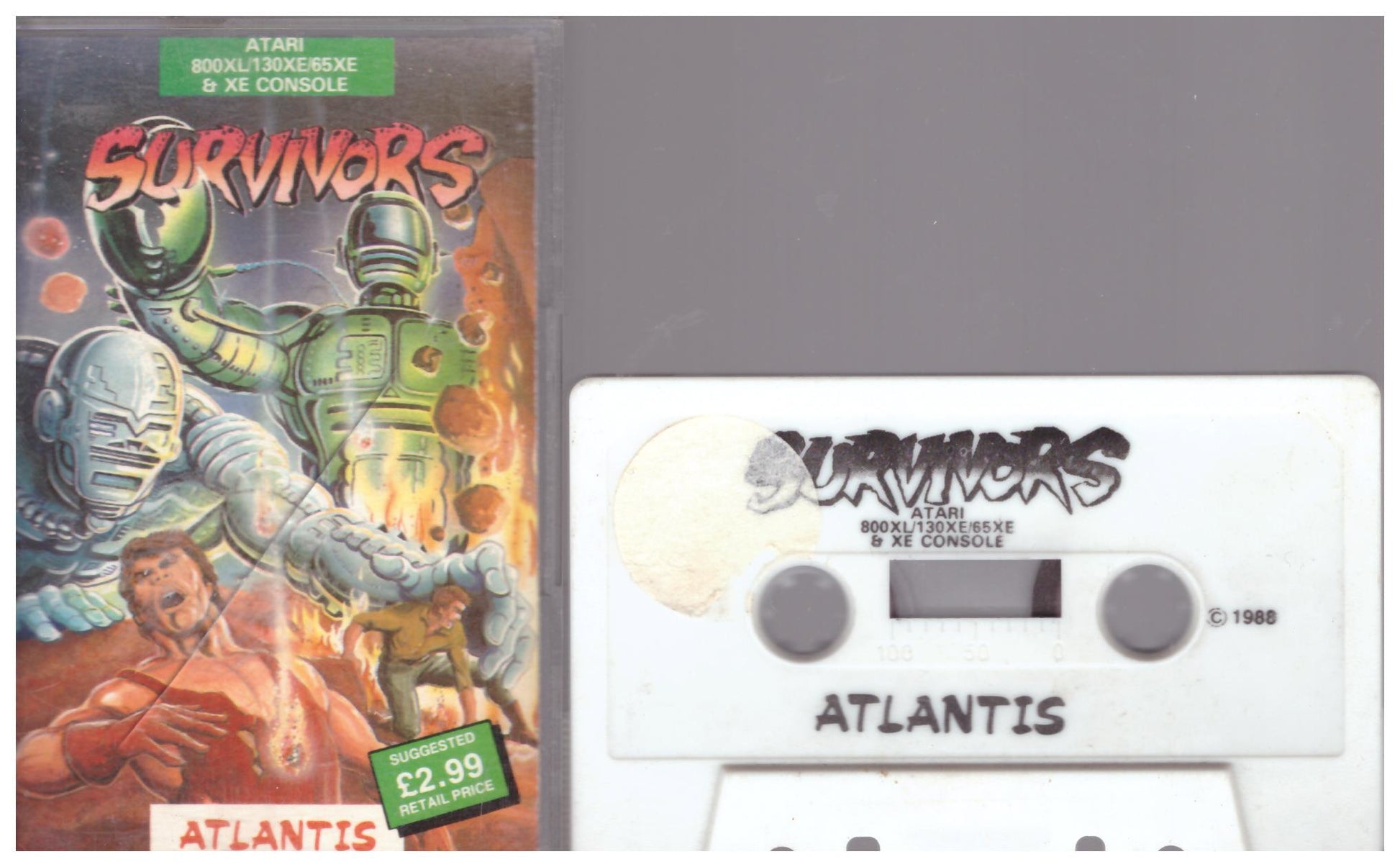 Survivors for Atari 8-Bit Computers from Atlantis (AT 803X)