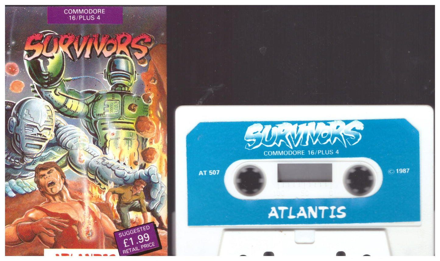 Survivors for Commodore 16/Plus 4 from Atlantis (AT 507)