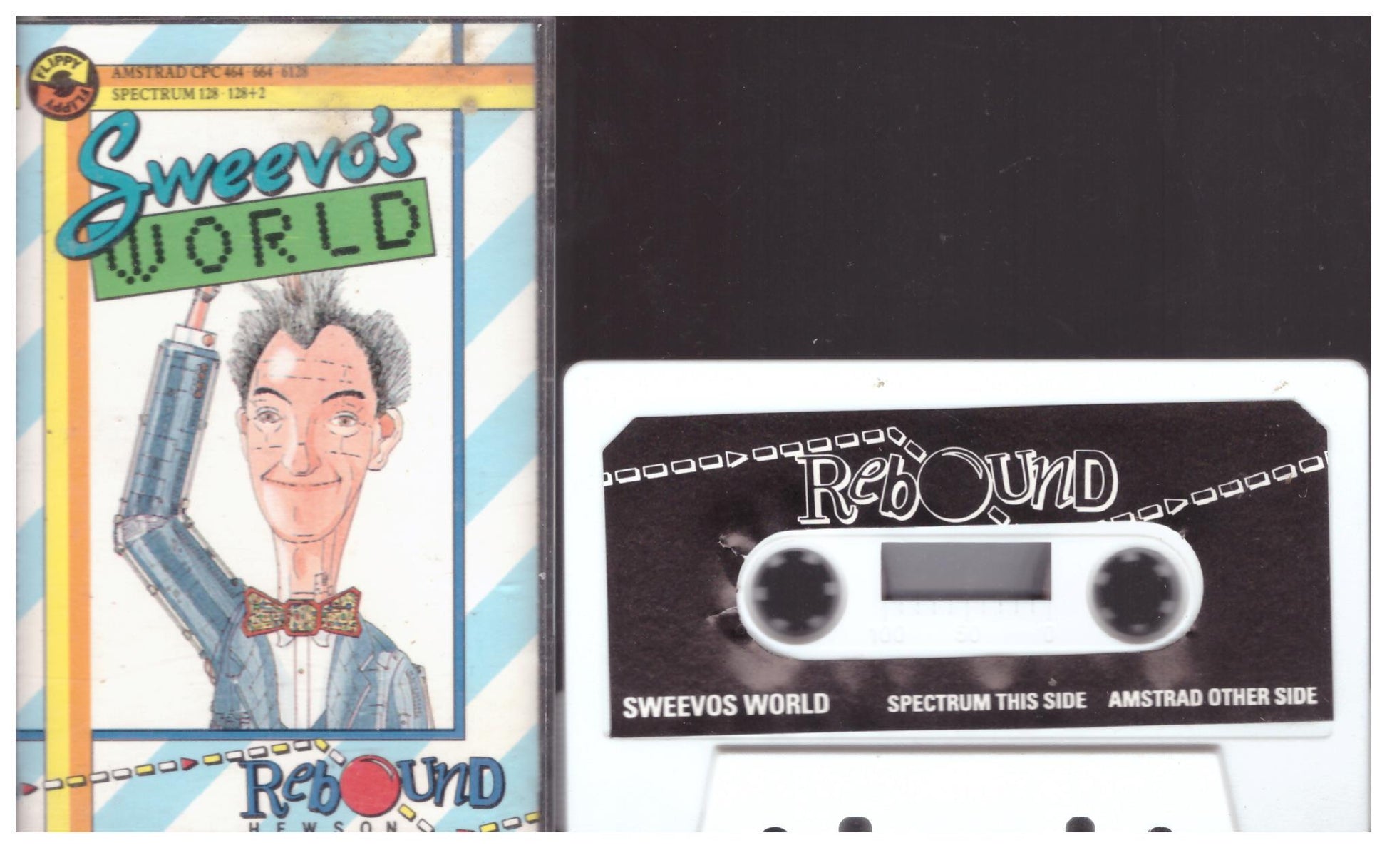 Sweevo's World for Amstrad CPC/ZX Spectrum from Rebound Hewson