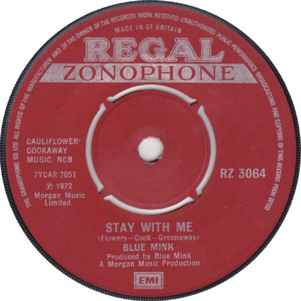 7" 45RPM Stay With Me/We'll Be There by Blue Mink from Regal Zonophone