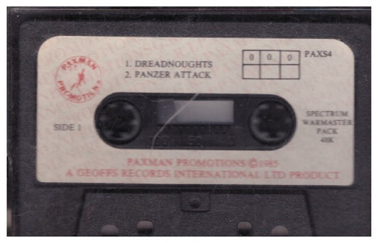 Warmaster Pack Tape Only for ZX Spectrum from Paxman Promotions (PAXS4)