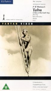 Tabu 1931, Tartan Video release of Tabu, classic silent film on VHS