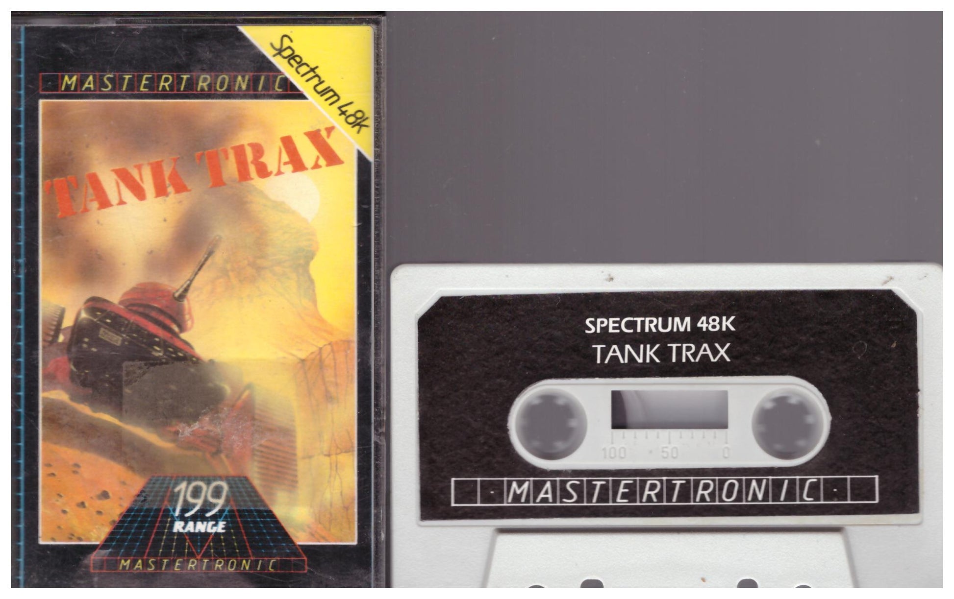 Tank Trax for ZX Spectrum from Mastertronic (IS 0008)