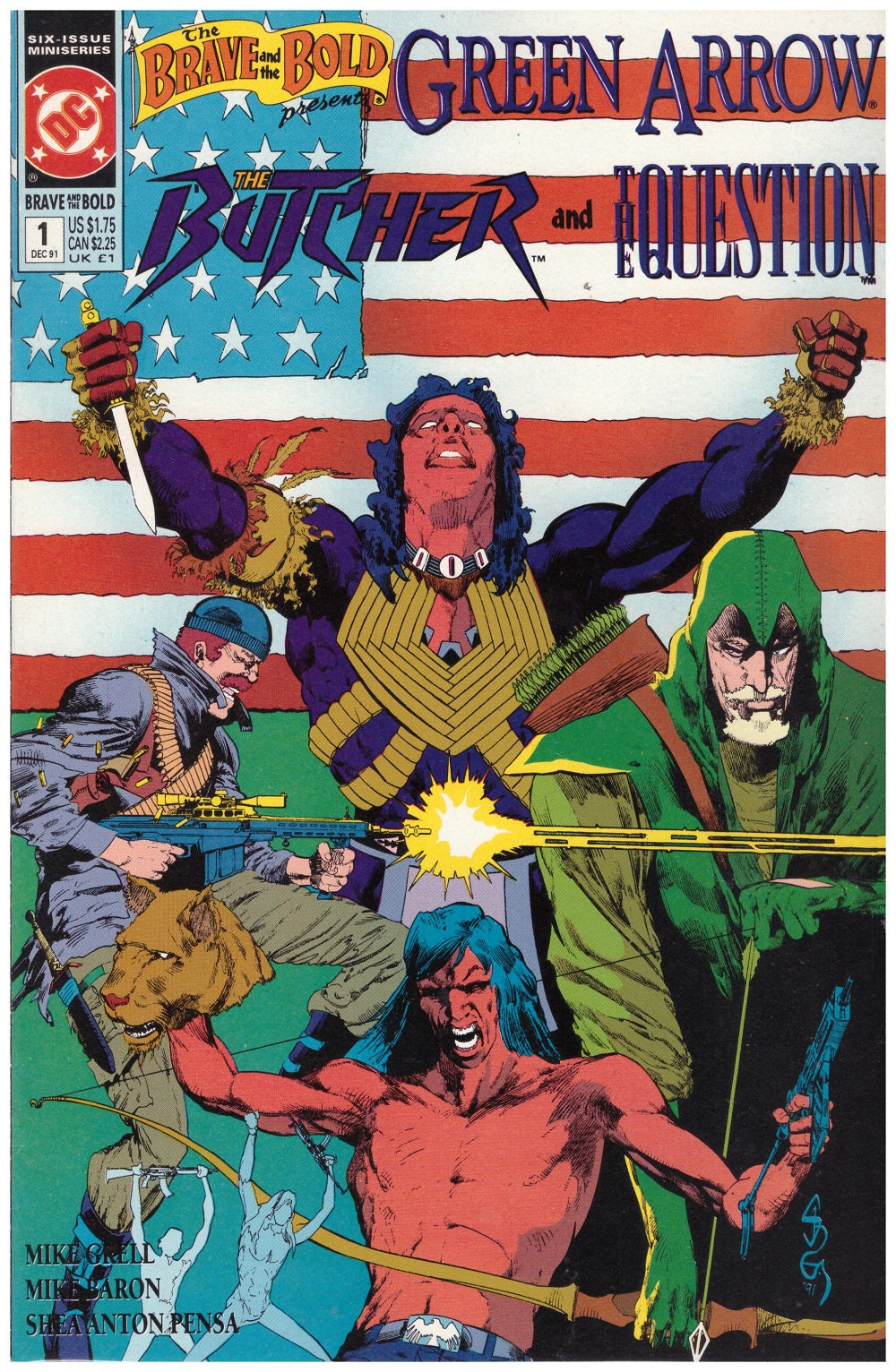 The Brave And The Bold Presents: Green Arrow, The Butcher And The Question #1 Dec 91 from DC Comics