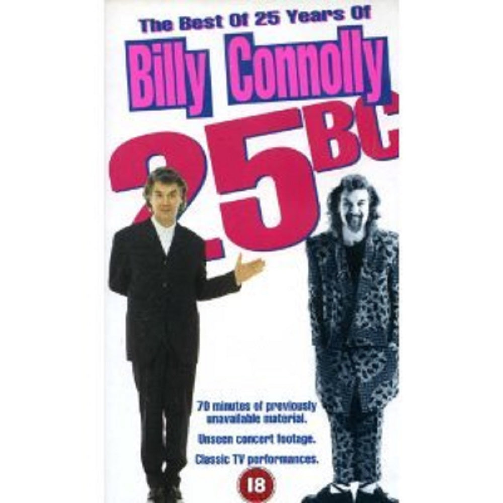 The Best Of 25 Years Of Billy Connolly VHS from Vision Video Limited (VVD 1118)