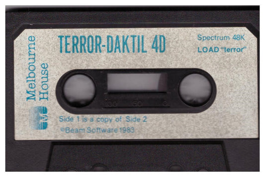 Terror-Daktil 4D Tape Only for ZX Spectrum from Melbourne House