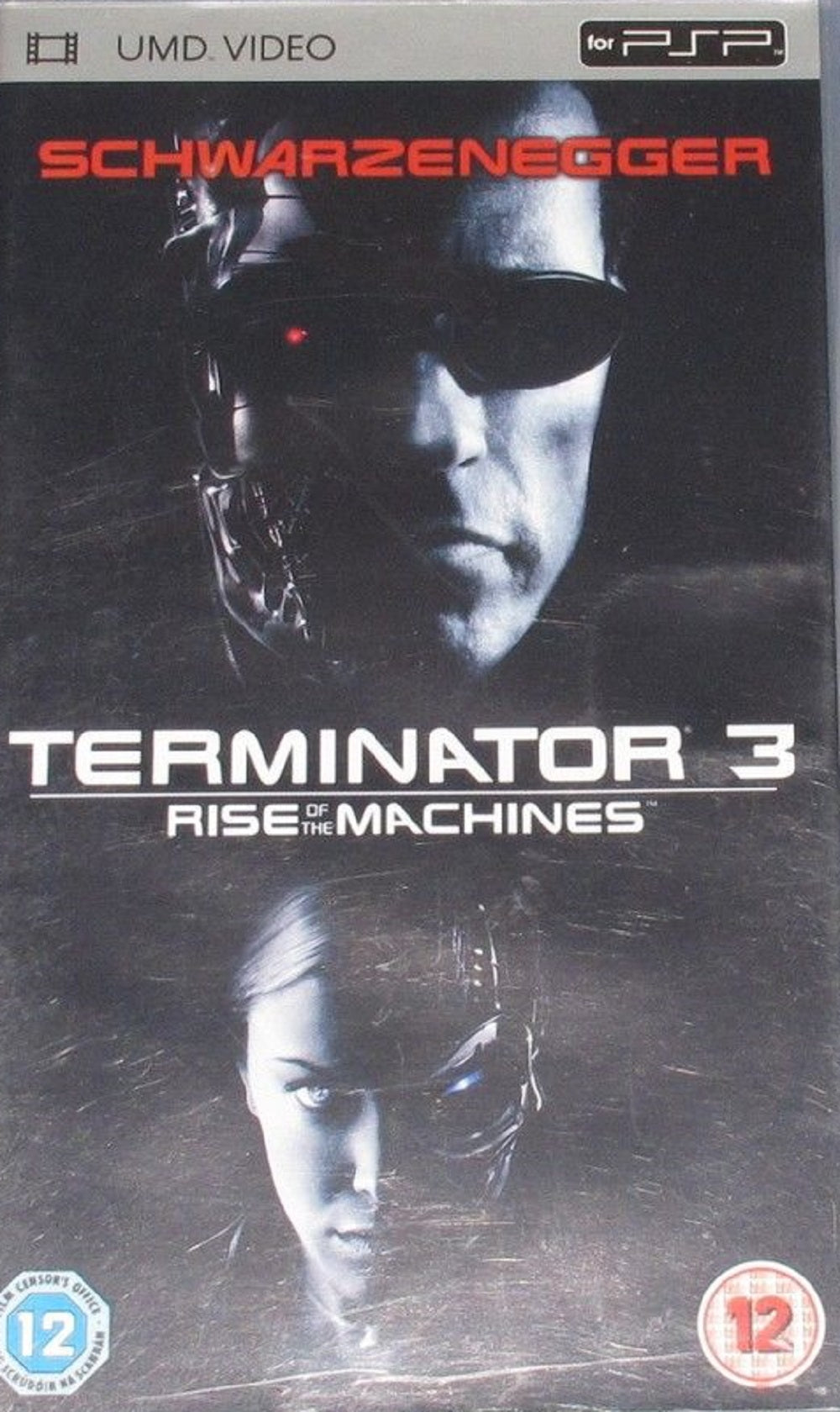 Terminator 3: Rise of the Machines UMD Film for PSP, sci-fi action movie on Sony PSP.