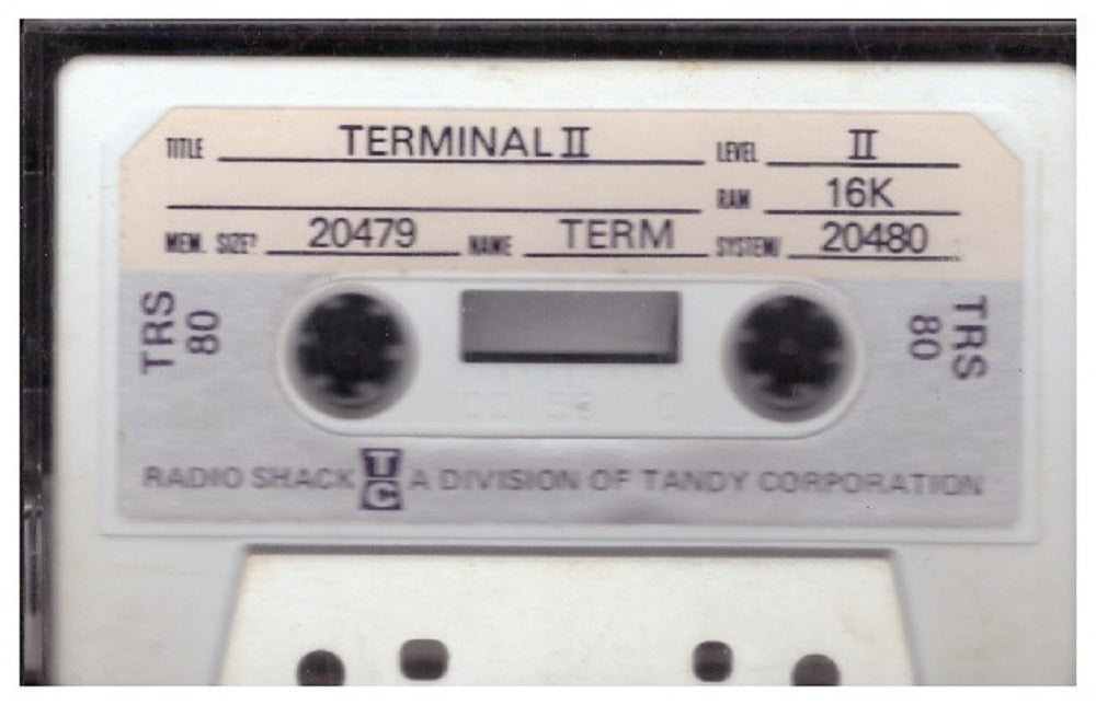 Terminal II for Tandy TRS-80 from Tandy Corporation