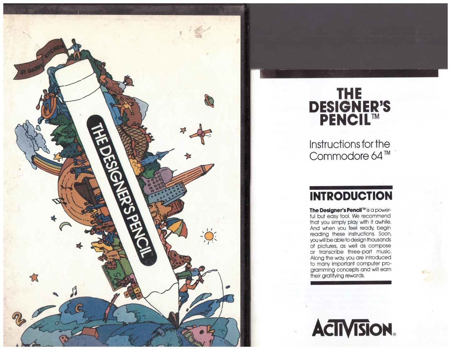 The Designer's Pencil for Commodore 64 by Activision on Tape