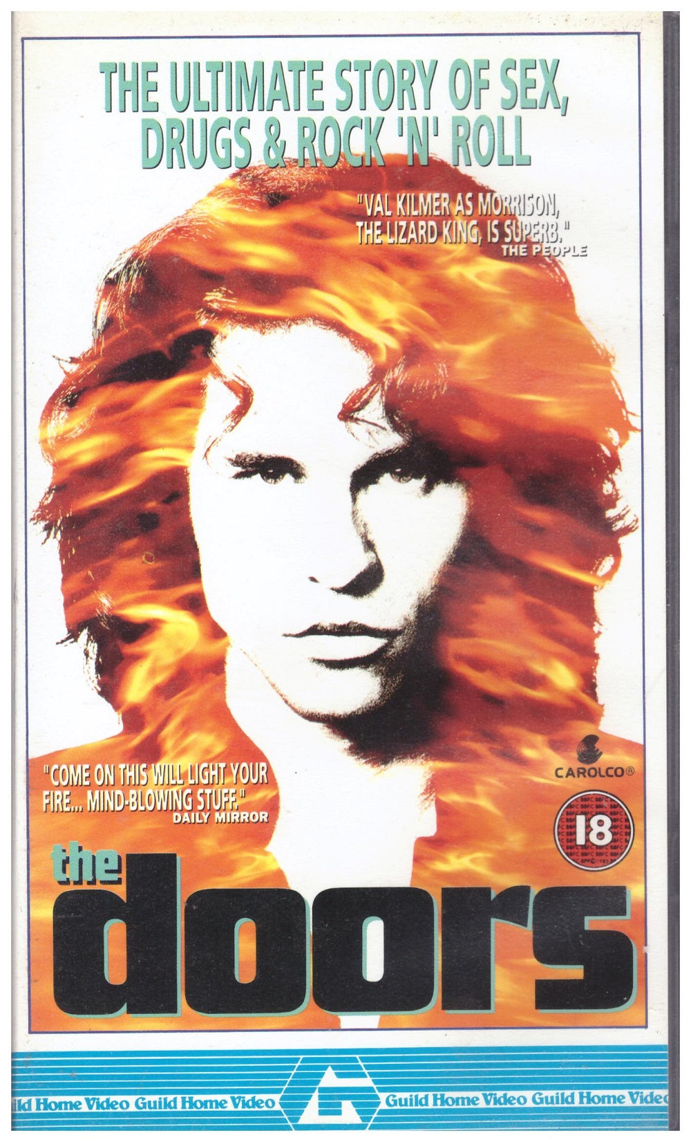 The Doors VHS from Guild Home Video (GLD 51142)