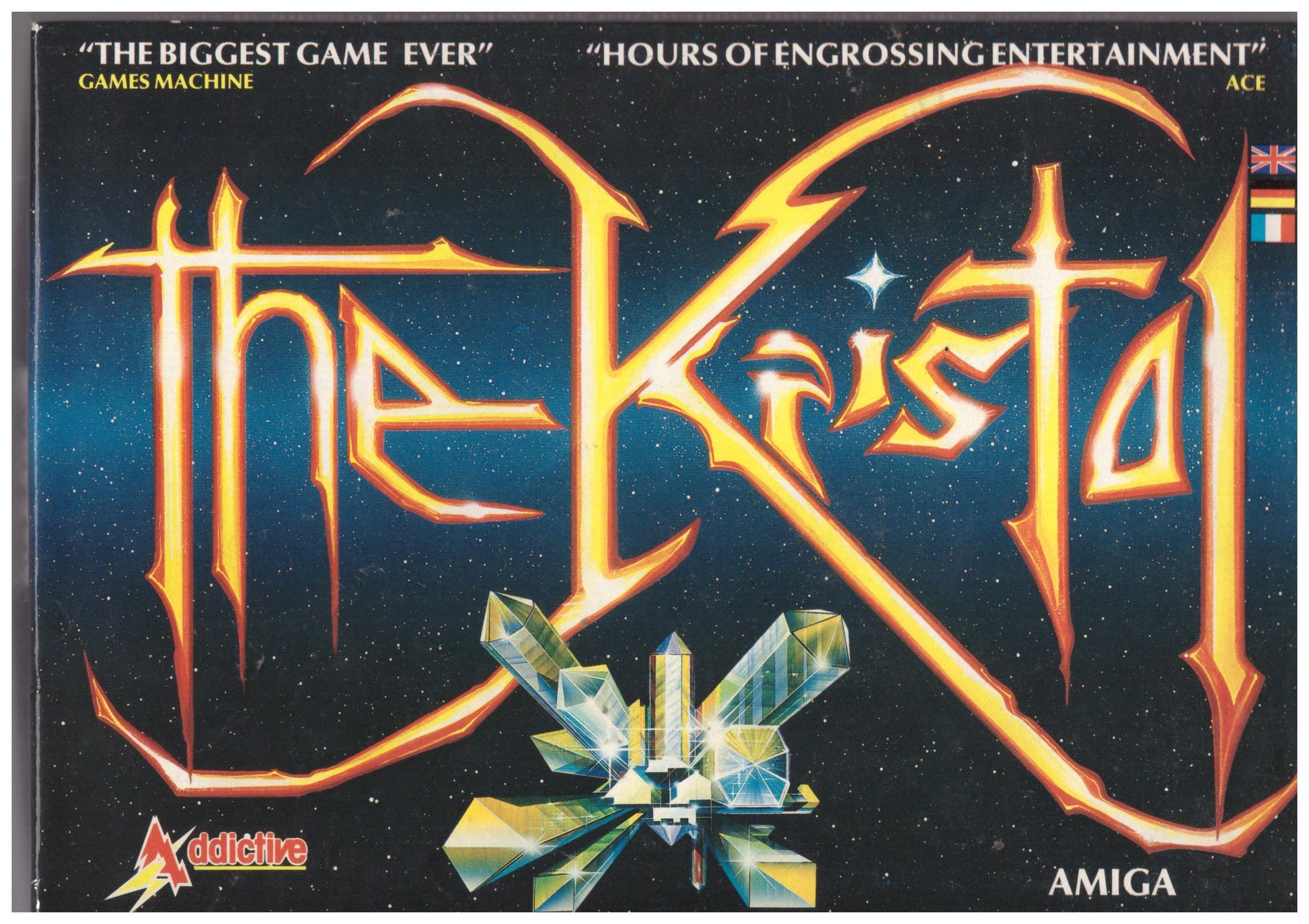 The Kristal for Commodore Amiga from Addictive Games