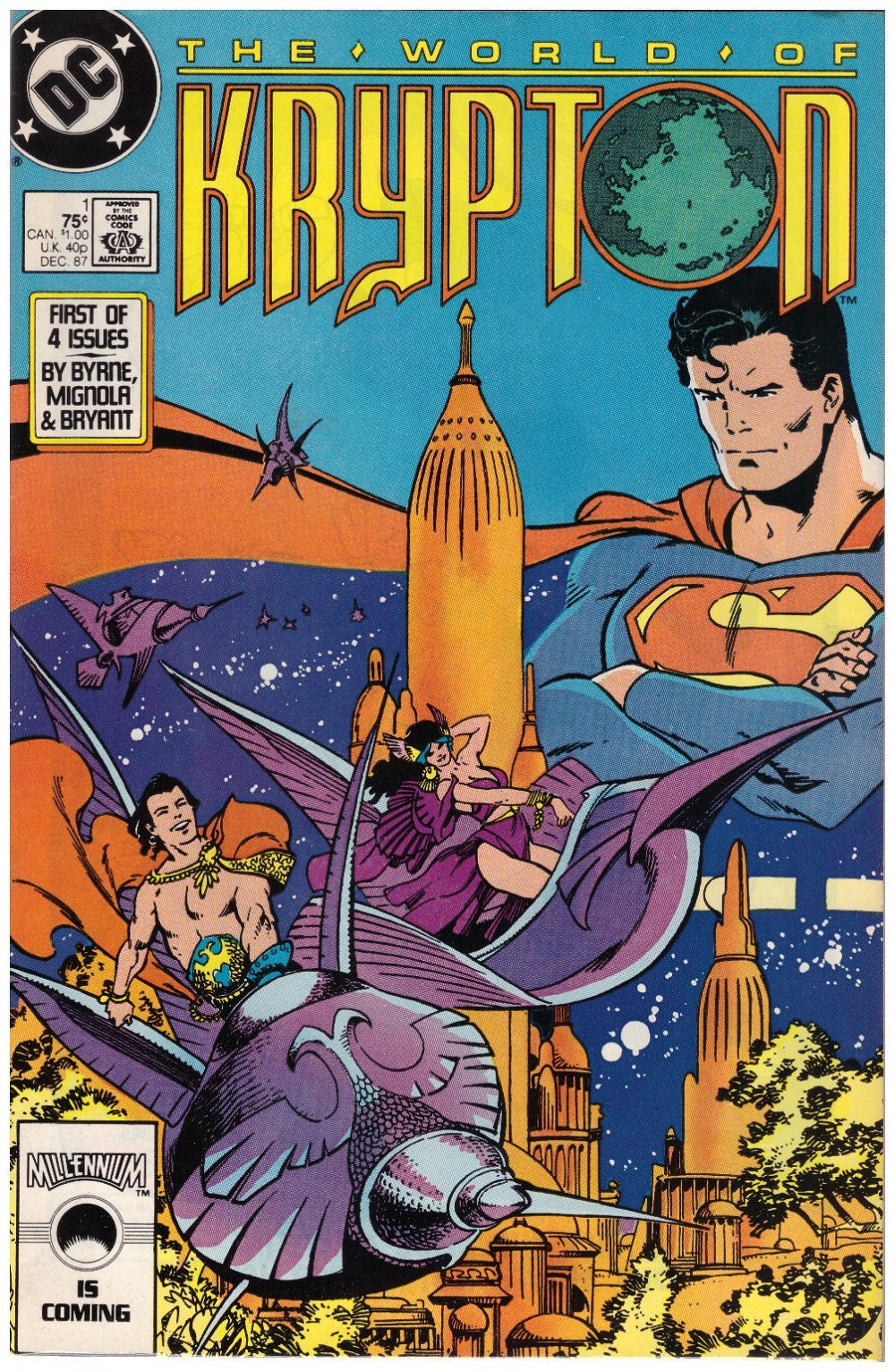 The World Of Krypton #1 Dec 87 from DC Comics