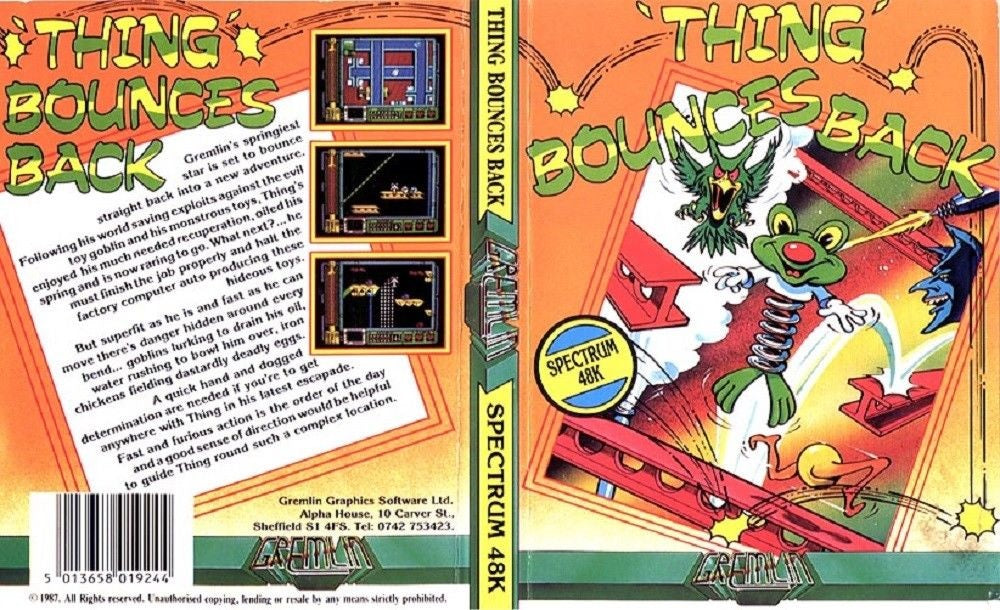 Thing Bounces Back for ZX Spectrum from Gremlin