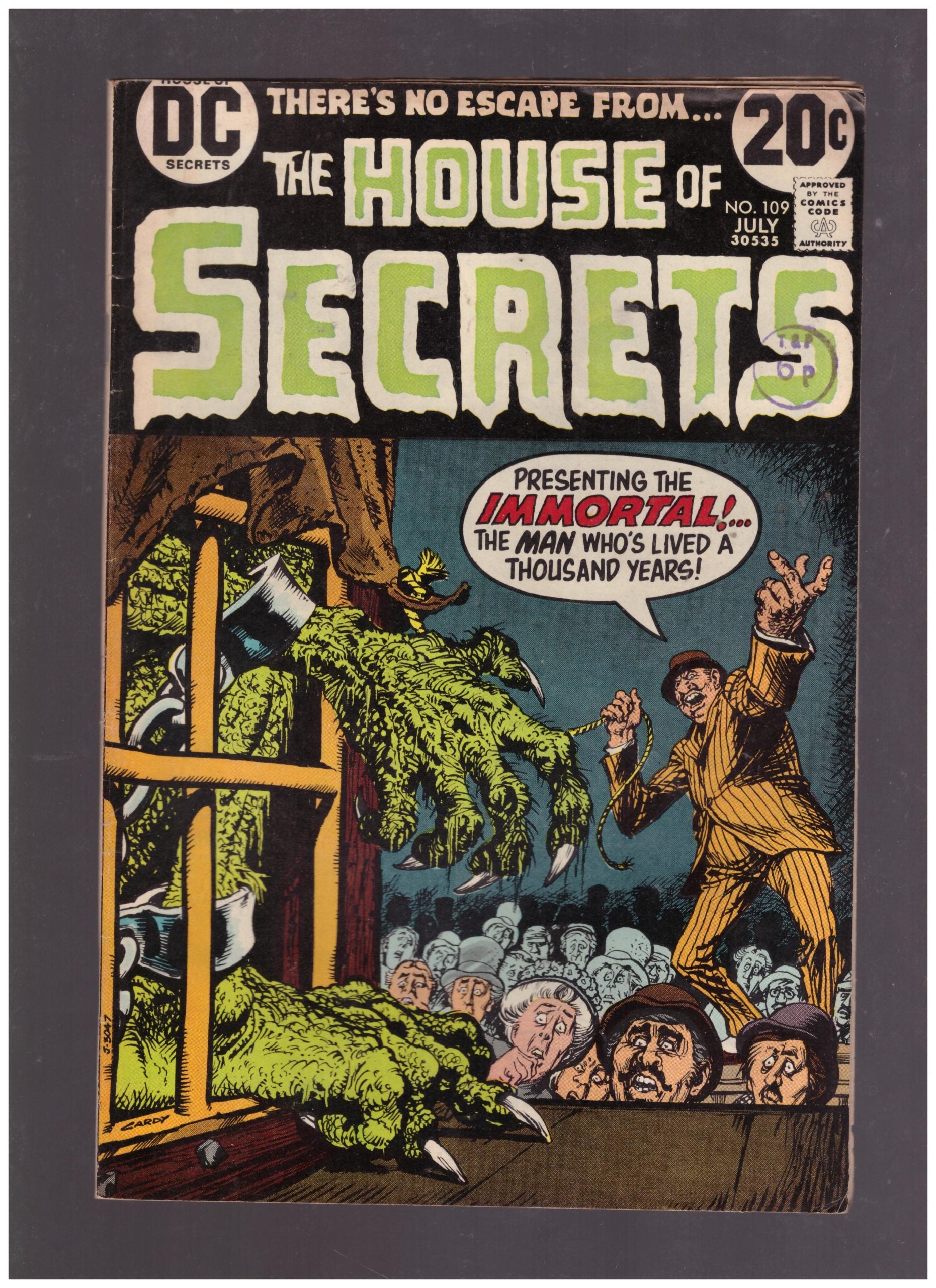 The House Of Secrets #109 Jul 1973 from DC Comics