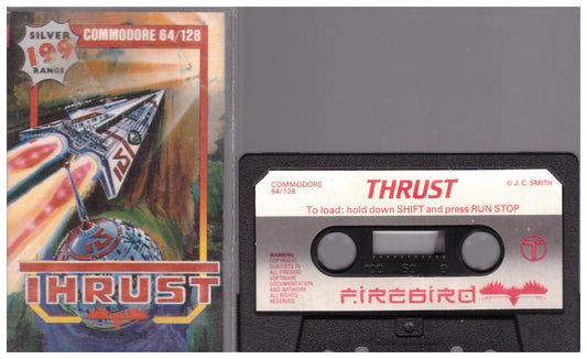 Thrust for Commodore 64 from Firebird