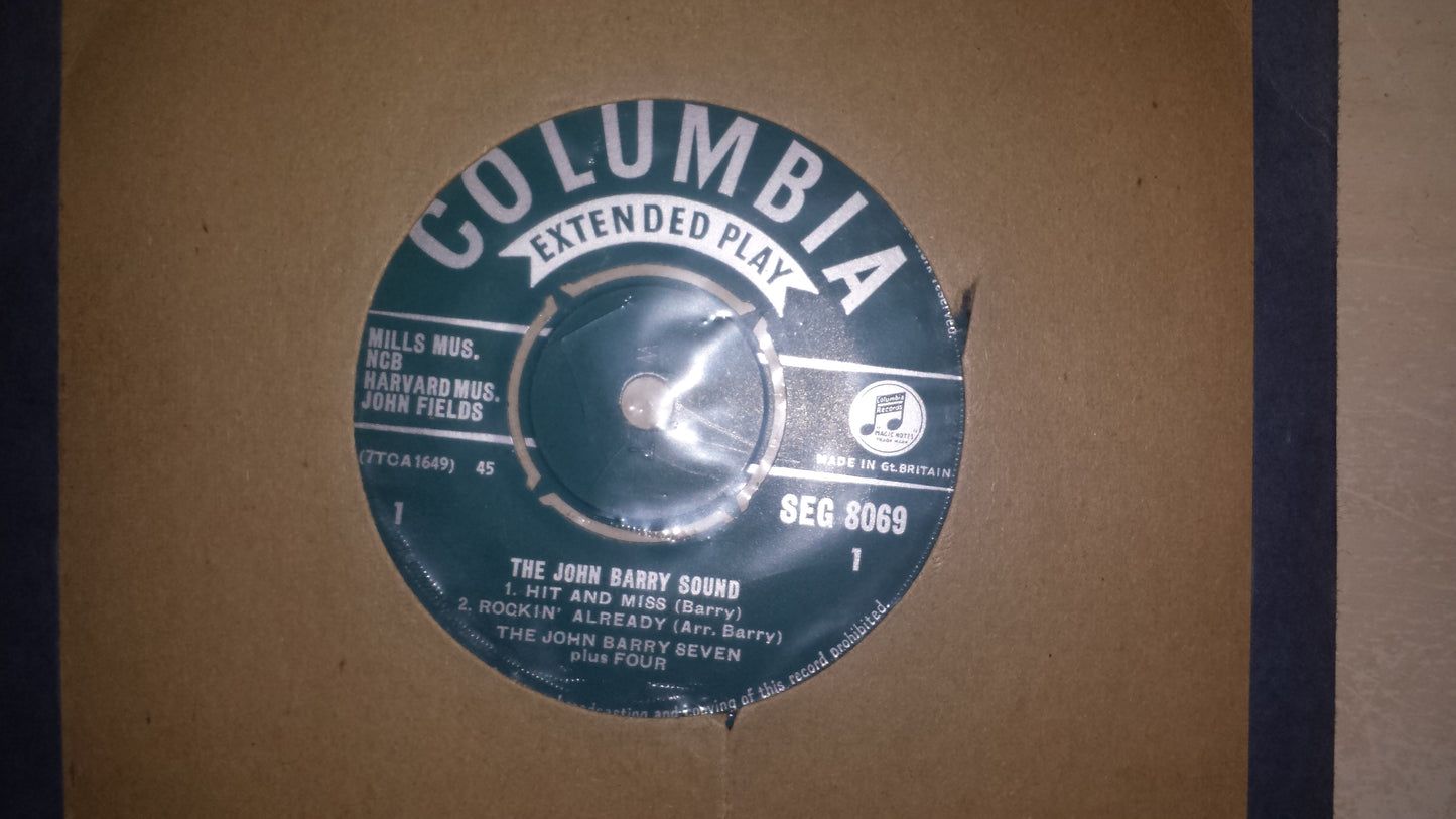 7" 45RPM The John Barry Sound EP by John Barry from Columbia