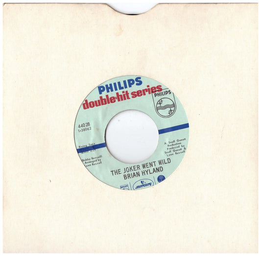 7" 45RPM The Joker Went Wild/Holiday For Clowns by Brian Hyland from Philips