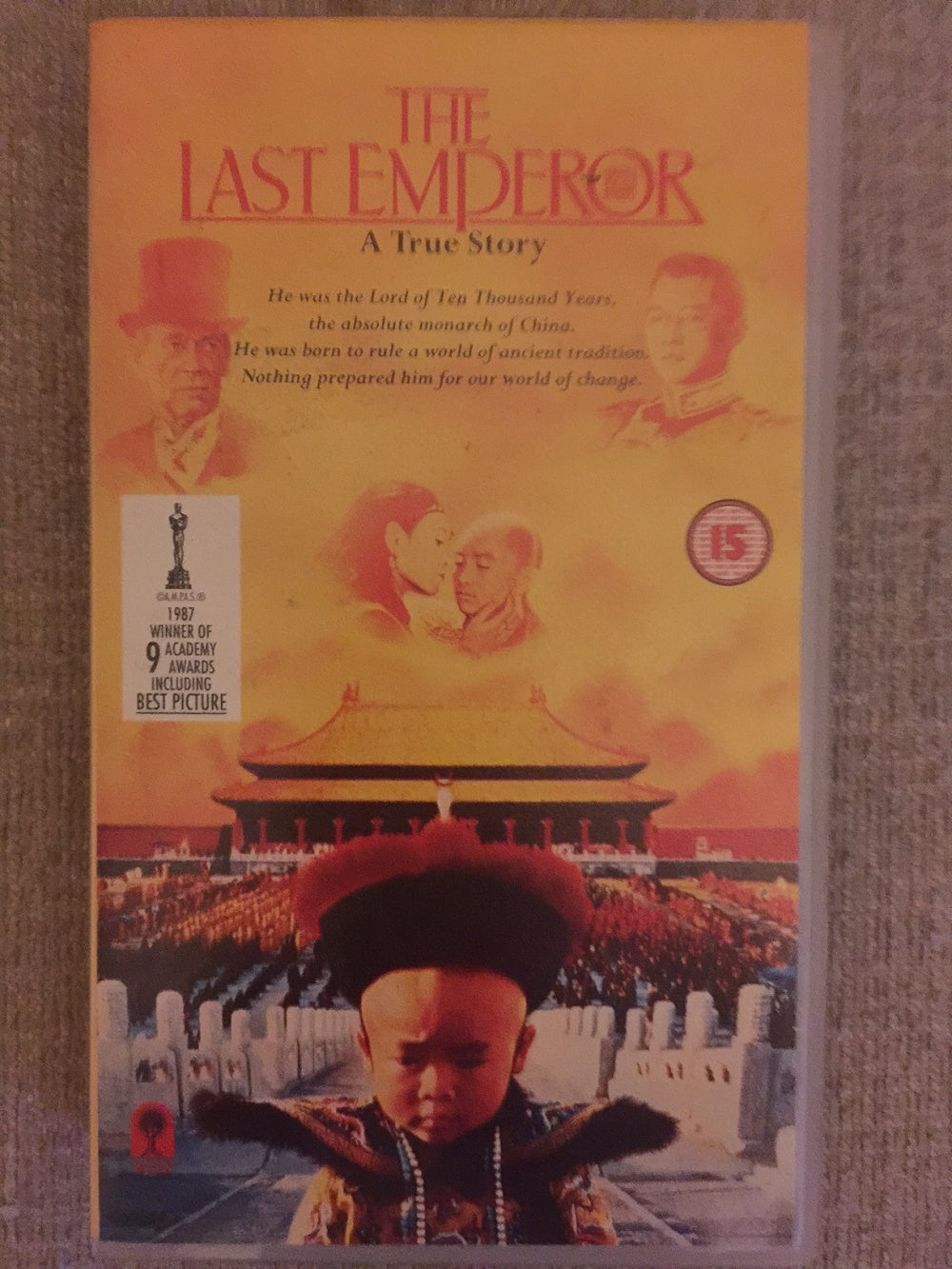 The Last Emperor on VHS from Columbia Tristar (CC 7222)