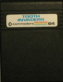 Tooth Invaders for Commodore 64 by Commodore on Cartridge