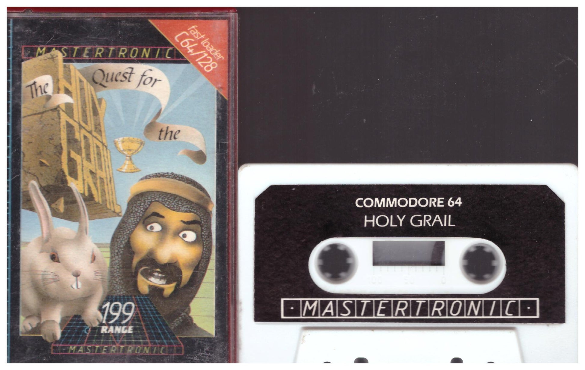 The Quest For The Holy Grail for Commodore 64 from Mastertronic (IC 0054)