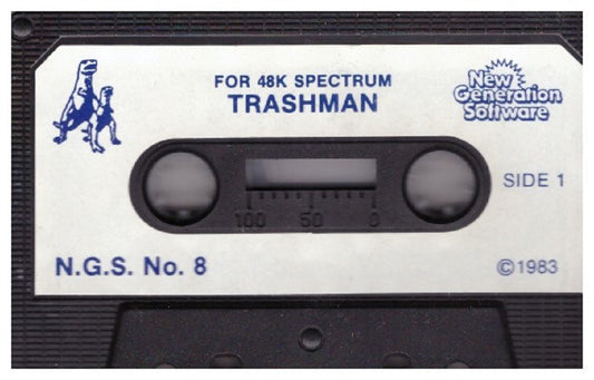 Trashman Tape Only for ZX Spectrum from New Generation Software