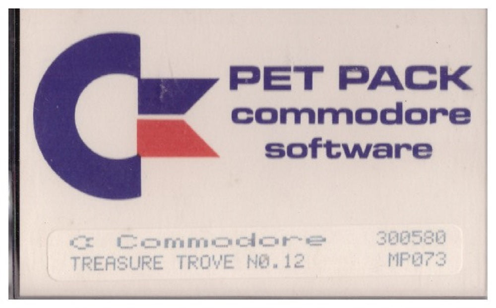 Treasure Trove No. 12 for Commodore PET from Commodore Software (300580 MP073)