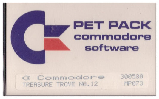 Treasure Trove No. 12 for Commodore PET from Commodore Software (300580 MP073)