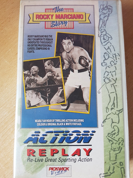 The Rocky Marciano Story VHS from Pickwick Video (AR 3078)