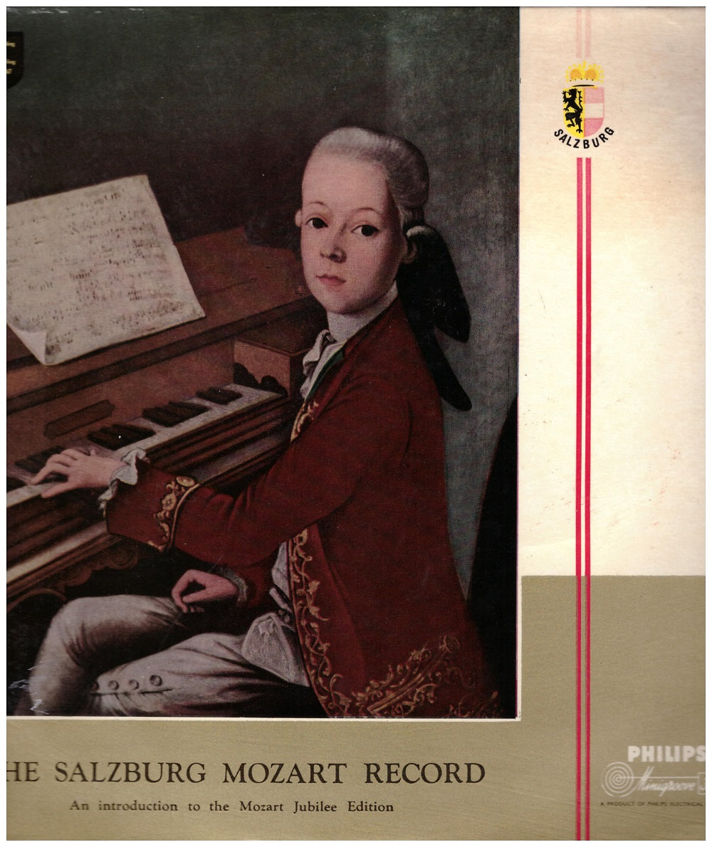 10" 33RPM The Salzburg Mozart Record from Philips (S 05906 R)