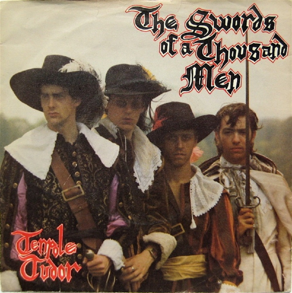 7" 45RPM The Swords Of A Thousand Men/Love And Food by Tenpole Tudor from Stiff Records (BUY 109)