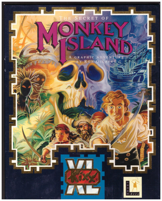 The Secret of Monkey Island for Commodore Amiga – Iconic point-and-click adventure game by Kixx XL featuring Guybrush Threepwood.