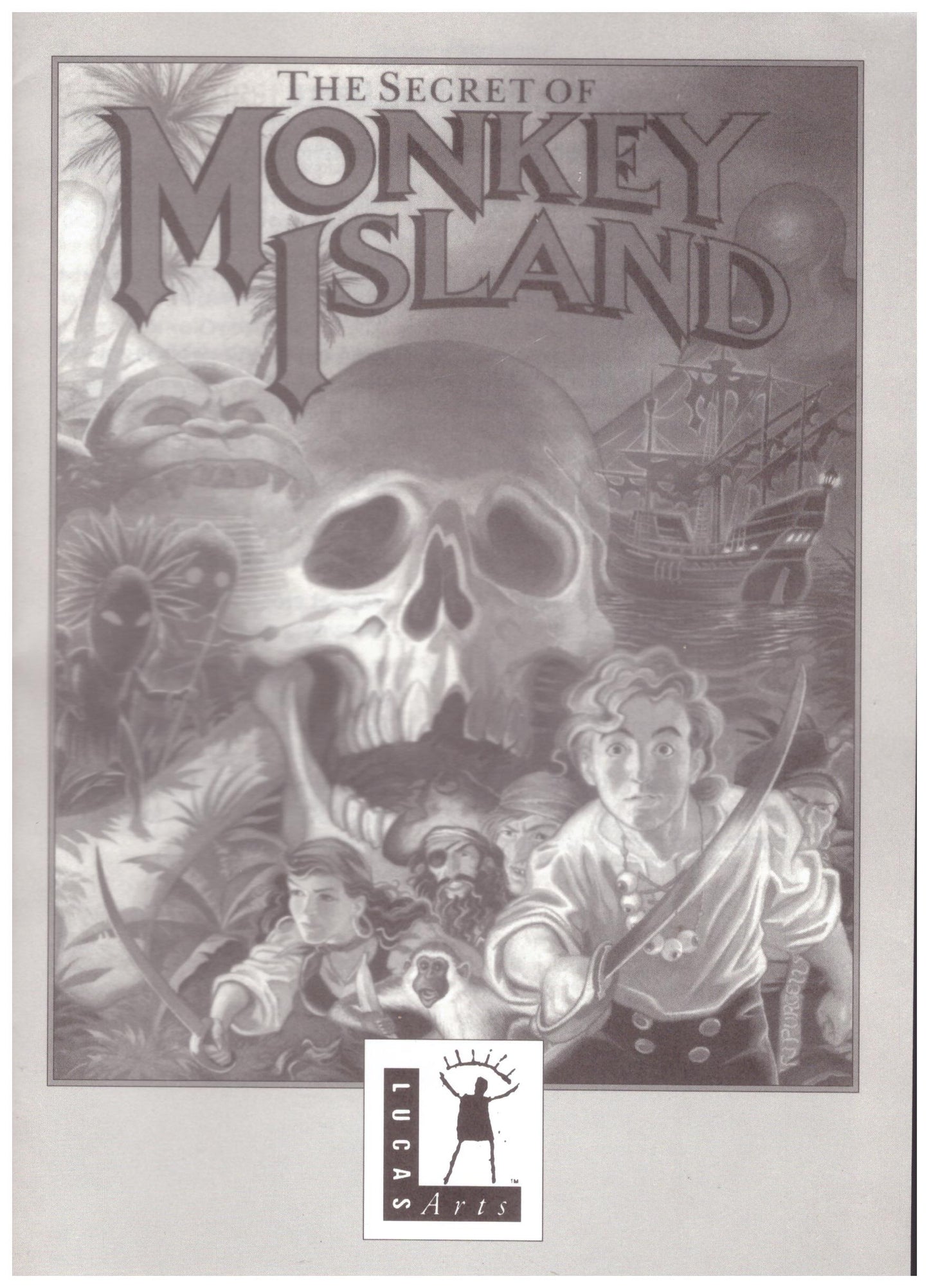 The Secret of Monkey Island for Commodore Amiga – Iconic point-and-click adventure game by Kixx XL featuring Guybrush Threepwood.