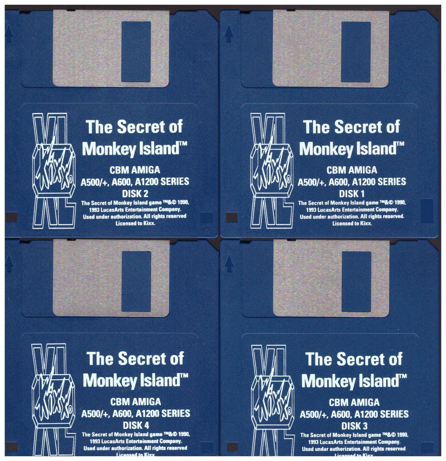 The Secret of Monkey Island for Commodore Amiga – Iconic point-and-click adventure game by Kixx XL featuring Guybrush Threepwood.