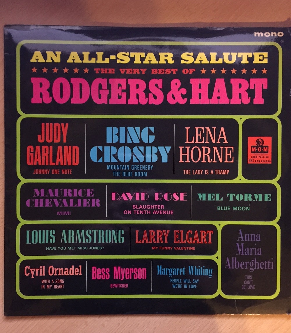 The Very Best Of Rodgers And Hart from MGM (MGM C 991)