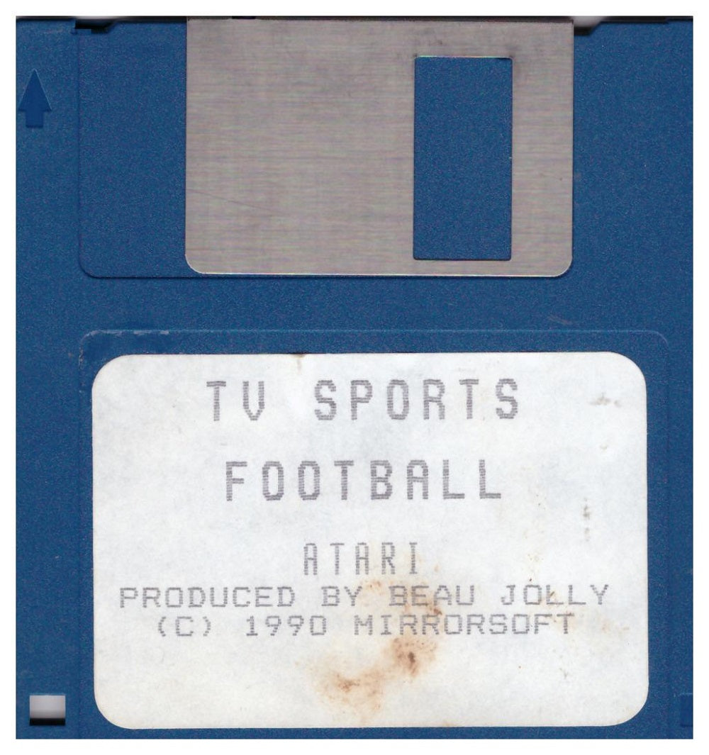 TV Sports Football Disk Only for Atari ST/STE from Cinemaware/Mirrorsoft