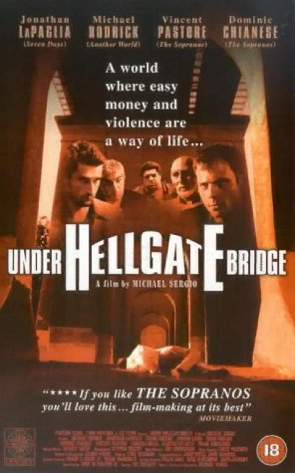 Under Hellgate Bridge VHS from Odyssey Video (ODY 969)