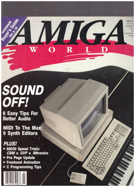 Amiga World Vol 6 Num 3 Mar 1990 Magazine