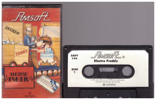 Electro Freddy for Amstrad CPC from Amsoft (SOFT 144)