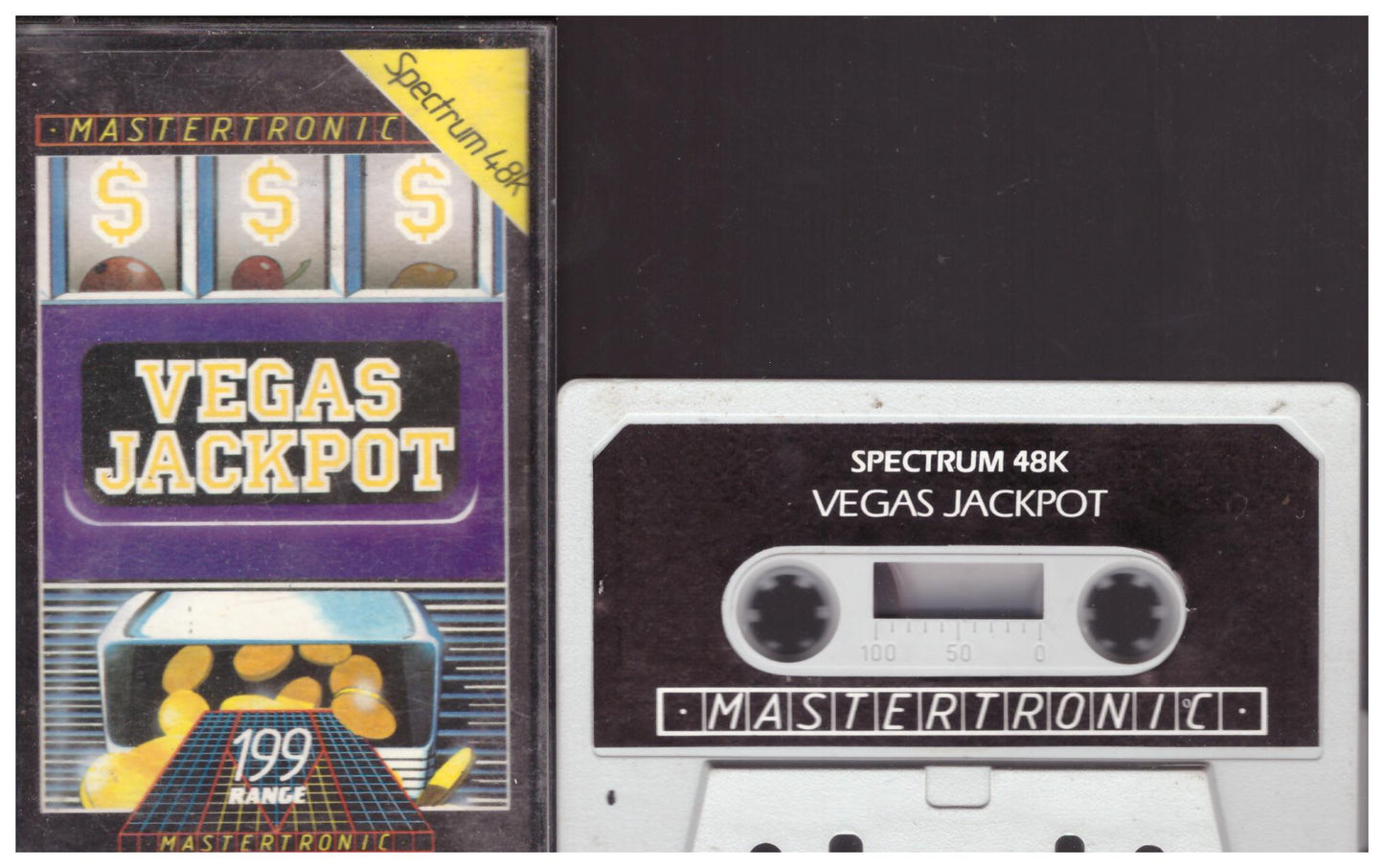 Vegas Jackpot for ZX Spectrum from Mastertronic (IS 0002)